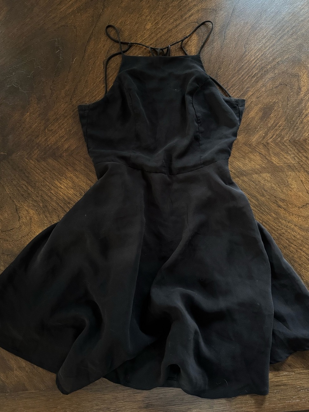 Classic Black Halter Dress